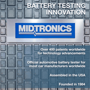 Midtronics Battery and Electrical System Analyzer- MDX-AI- Integrated Printer- 30 foot Cable with Powersport Clamp Set