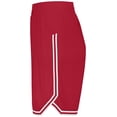 thumbnail image 6 of Holloway Sportswear XL Womens RETRO BASKETBALL SHORTS Scarlet/White 224377, 6 of 7