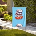 thumbnail image 2 of Sigee Sushi Salmon Surfing for Live Happy Decorative Small Garden Flag,Double Sided Yard Flags Holiday Garden Flags for All Seasons, 2 of 9