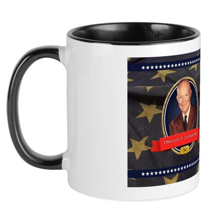 

CafePress - Dwight D. Eisenhower Historical Mugs - Ceramic Coffee Tea Novelty Mug Cup 11 oz