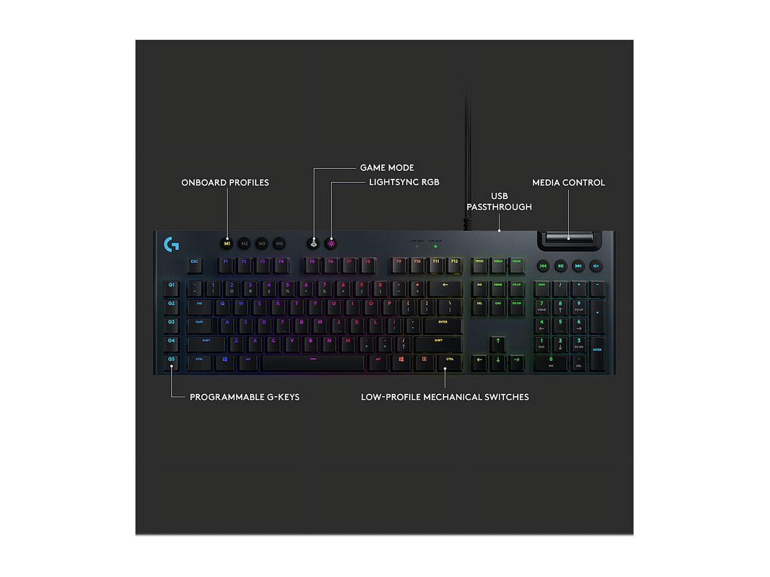 Logitech G815 Lightsync RGB Mechanical Gaming Keyboard