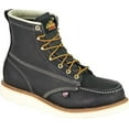thumbnail image 2 of Men's Thorogood 6" Steel Toe Wedge Sole Boot (U.S.A.) 804-6201-GWP702 with Leather Lace, Black, 2 of 3