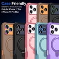 thumbnail image 7 of CASEFIV Camera Lens Protector for iPhone 17 Pro/iPhone 17 Pro Max, Tempered Glass Screen Protector Metal Individual Camera Cover Accessories Case Friendly,Orange, 7 of 7
