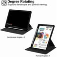 thumbnail image 2 of Funda Giratoria de 360° para iPad 10ª Gen 2022 10.9" (Negro), 2 of 5