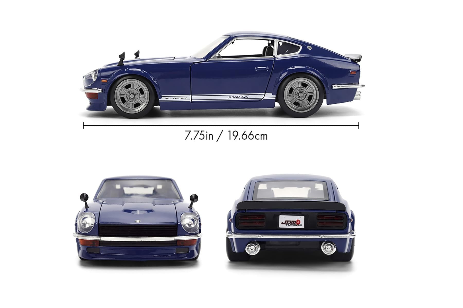 Jada 1972 Datsun 240Z, Dark Blue Toys 37020-1/24 Scale Diecast