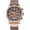 Rose Gold - Gray, variant on Mens Multifunction Sport Chronograph Watch Military Waterproof Japanese Quartz Wrist Watch Brown Leather