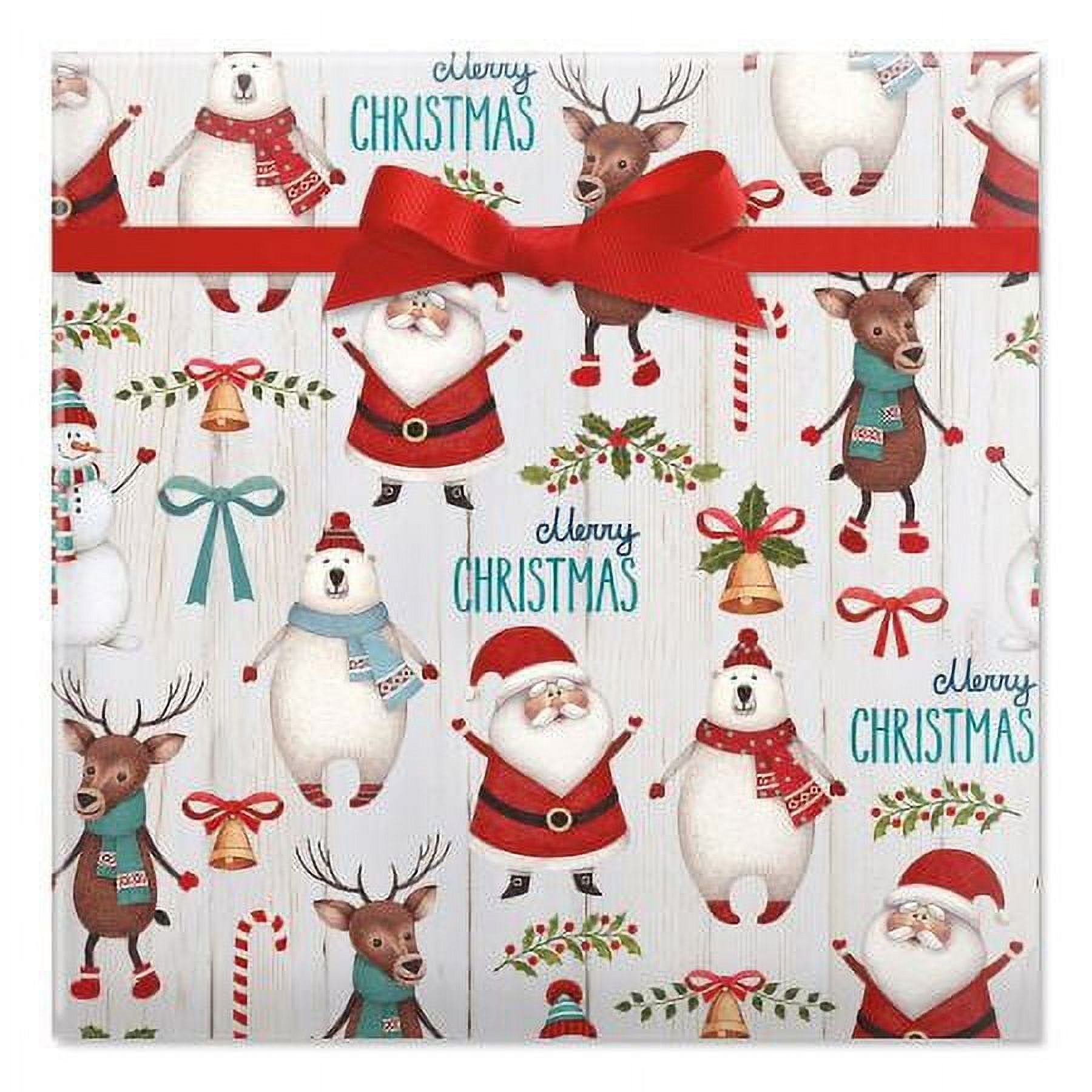 Jumbo Roll Wrapping Paper - Christmas Tree Scrolls — Bird in Hand