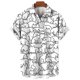 thumbnail image 3 of Camisa con estampado de gato en 3D para hombre, camisa hawaiana holgada de manga corta con botones, ropa de playa para vacaciones, ropa para niños, 3 of 5