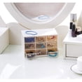 thumbnail image 7 of Storage Box with 9 Compartments for Storing Small Parts, Screws, DIY Tools, White Organizer 3 Tiers with Transparent Drawers, 7 of 7