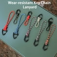 thumbnail image 2 of POINTERTECK Key Lanyard Strong Load Bearing Anti-break Fall-Resistant Anti-lost Tear-resistant 7-Core Parachute Cord Key Rope Outdoor Supplies, 2 of 12