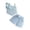 1-Blue220, variant on Tiijoy Baby Girls Summer Outfits Solid Color Flower Camisole Top Shorts Set, Sizes 6M-3T