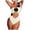 Beige, variant on GEWSEY Women's Cut Out One Piece Swimsuit 3D Floral One Shoulder Tummy Control Bathing Suits (Black, M)