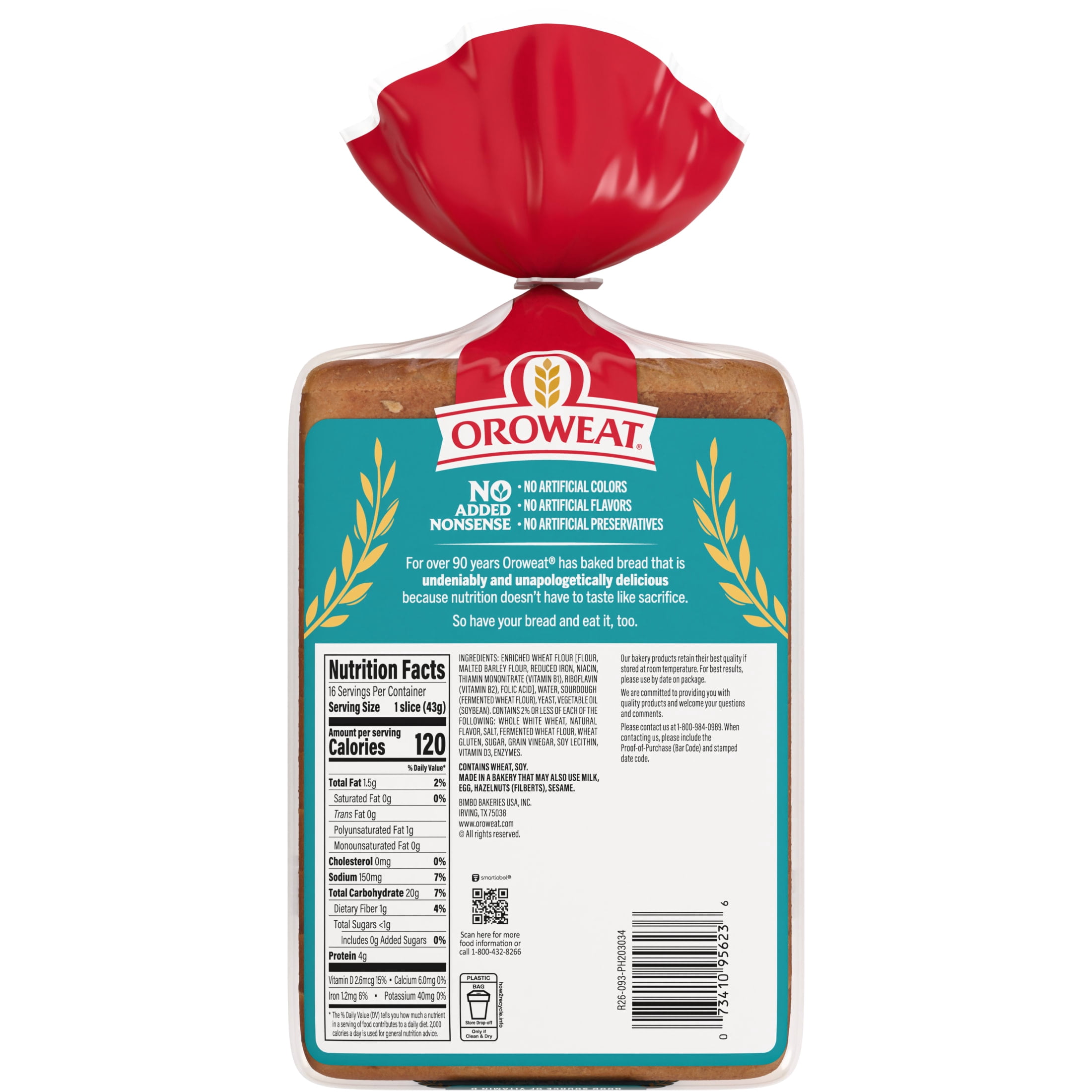 Oroweat Sourdough Bread, 24 oz
