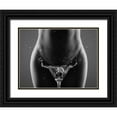 thumbnail image 1 of Helerand, Roland 24x19 Black Ornate Wood Framed with Double Matting Museum Art Print Titled - There´s Your drink Sir, 1 of 4
