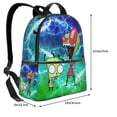 thumbnail image 3 of Invader Zim Multifunctional Backpack Casual Hiking Daypacks High Capacity School Bag Bookbag, 3 of 5