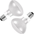 thumbnail image 1 of Reptile Heating Bulb, 2 Pack 100W Basking Heat Lamp for Reptiles, E27 White Infrared Heat Bulbs, 220V, 1 of 5