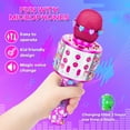 thumbnail image 5 of Girls Toys for 5-12 Year Old Girl Kids, Craft Kits for Kids Microphone Toys for 6-12 Year Old Toddler Boy Bluetooth Singing Microphone Birthday Present Age 6 7 8 9 10 Children Karaoke Pink MIC, 5 of 8