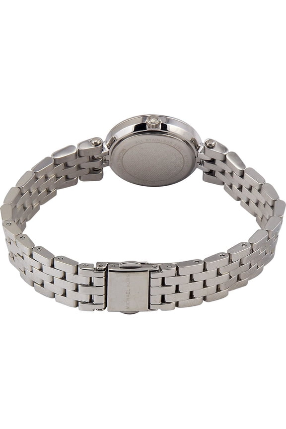 Open Box Michael Kors MK3294 Mini Darci Stainless Steel Bracelet Watch - Silver Dial, Water Resistant, Quartz Movement