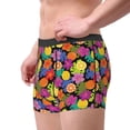 thumbnail image 2 of Pofeuu Hawaiian Style Print Men’s Boxer Briefs, Moisture-Wicking Underwear, Regular,Trunk-Large, 2 of 5