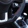 thumbnail image 4 of Volant pour volant en Fibre de Carbone Cuir Nappa Préforé avec Coutures Rouges pour WRX/STI 2015-2020, 4 of 8