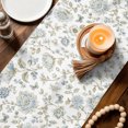 thumbnail image 4 of Vintage Tulips Table Runner 72 Inches Long,Dining Table Runners Dresser Scarves,Rustic Elegant Floral Botanical Kitchen Coffee Tablerunner for Tabletop Party Birthday Holiday Wedding 13"x72", 4 of 8