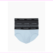 Calvin Klein Men's NP2166O-911 Cotton Stretch 3-Pack Hip Brief Size M