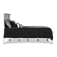thumbnail image 5 of New Classic Furniture Tamarack Wood King Size Panel Bed in White, 5 of 6
