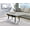 Gray#2, variant on Coffee Tables Jacopo Ebony Black 29"W Round Coffee Table with Pedestal Base,Wooden Coffee Tables