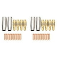 thumbnail image 1 of Mig Welding Nozzles for Welding Machine 32 Pcs Gold Tip Contact Tips for Mig Welding Machine - 0.8mm, 1 of 7