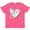 Vintage Hot Pink, variant on Inktastic Lung Cancer Awareness White Ribbon Around Heart Youth T-Shirt