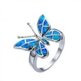 thumbnail image 4 of Elegant Rhinestone Ring Simple-Alloy Jewelry Accessories Female Personality Gift, 4 of 9