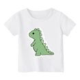 thumbnail image 1 of MEZZALL T-Shirts d'Été pour Enfants Col Rond Imprimé Dinosaure Manches Courtes T-Shirts 8-9 Ans Tenue de Bébé Décontractée, 1 of 3