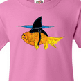 thumbnail image 4 of Inktastic Funny Goldfish with Shark Fin Youth T-Shirt, 4 of 5