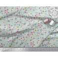 thumbnail image 2 of Soimoi Poly Georgette Fabric Leaves,Butterfly & Flower Floral Print Fabric by Yard 42 Inch Wide, 2 of 3