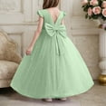 thumbnail image 5 of Dresses for Girls Light Green Dress Girl Tulle Dress Tea Party Dress Girls Children's Day Dress 12-14 Years, 5 of 5