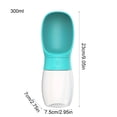 thumbnail image 3 of Wodellrrea Portable Pet Water Bottle, Spill Proof Dog & Cat Travel Drinking Cup, Leak Proof Hydration Bottle for Outdoor Hiking, Walking & Travel, Blue, 3 of 6