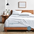thumbnail image 6 of Bare Home Washed Sheet Set - Premium 1800 Collection - Deep Pocket - 4 Piece - Full, White, 6 of 8