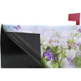 thumbnail image 4 of Butterfly Flying Flowers Garden Magnetic Mailbox Cover MailWraps Garden Yard Home Decor for Outside Oversized-25.5" x20.8", 4 of 5