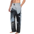 thumbnail image 6 of Pofeuu Valley Gray Dragon Print Men's Pajama Pants, Soft Lounge Pajama Pants with big pockets for Men Plaid Pj Bottoms-X-Large, 6 of 6
