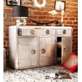 thumbnail image 1 of NauticalMart Aviator Buffet à 3 Portes Design Table d'Appoint en Métal, 1 of 2
