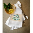 thumbnail image 2 of Branson, Missouri, State Bird and Flower Collection, Bluebird and Hawthorn Pattern, Contour (100% Cotton Tea Towel, Decorative Hand Towel, Kitchen and Home), 2 of 3