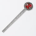 thumbnail image 2 of Rose Leopard Vintage Silver Lace-Edged Bookmark: the Gift for Book Lovers and Readers, 2 of 5