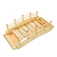 thumbnail image 2 of Bandeja de madera para sushi con forma de puente, adorno para plato, vajilla, plato de madera para servir sashimi L, 2 of 9