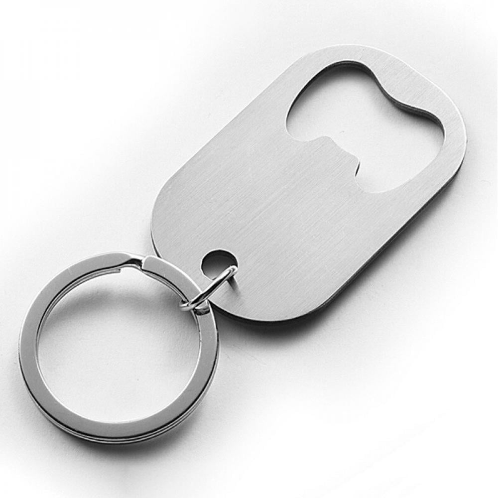 Black Key Chain Bottle Opener And Can Beverage Opener  Ships From USA 2PCS 