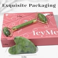 thumbnail image 3 of Set de herramientas faciales BAIMEI iCyme Gua Sha & Jade Roller Green, 3 of 8