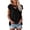 Black Shirts, variant on CAIVO Women's Shirts Solid Color Short Sleeve Oversized Casual V-Neck Fashion Tops Summer Blouse Soft Back To School Dailywear