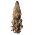 thumbnail image 4 of Peluca de cola de caballo rizada con garra, extensiones ligeras DIY, Clip a la moda para el cabello, elegante para fiestas temáticas de clubes, citas Granate, 4 of 9