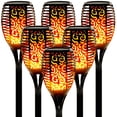 thumbnail image 1 of Linternas solares Walensee para exteriores, 43 pulgadas, 96 LED, impermeables, paquete de 6, 1 of 8