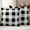 Black, variant on Pack of 2 Outdoor Pillow Covers,Waterproof Beige Plaid Throw Pillow Covers,Spring Summer Farmhouse Buffalo Checkered Decorative Pillowcases Cushion Covers for Couch Pillow Sham Protector 20x20 Inch
