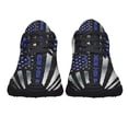 thumbnail image 5 of Back The Blue Shoes Women's Fashion Sneakers Tennis Running Shoes for Men Women Black Size 12, 5 of 7
